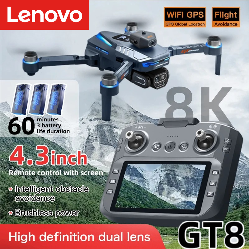 Drone Thermal Imaging - Дрон Lenovo GT8 8K профессиональный с