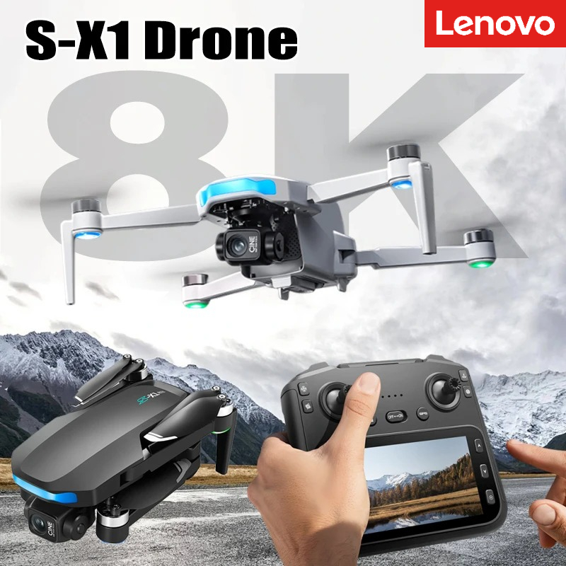 Drone Photogrammetry - Дрон Lenovo S-X1 8K HD профессиональный,