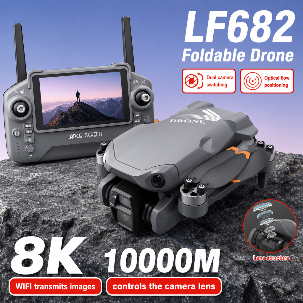 Drone Cinematic - Дрон для аэрофотосъемки LF682 с двумя