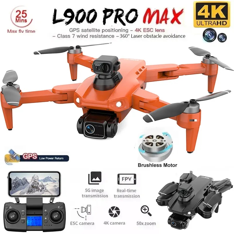 L900 Pro MAX GPS Дрон 4K Профе – обзор и цена Drone Surveying