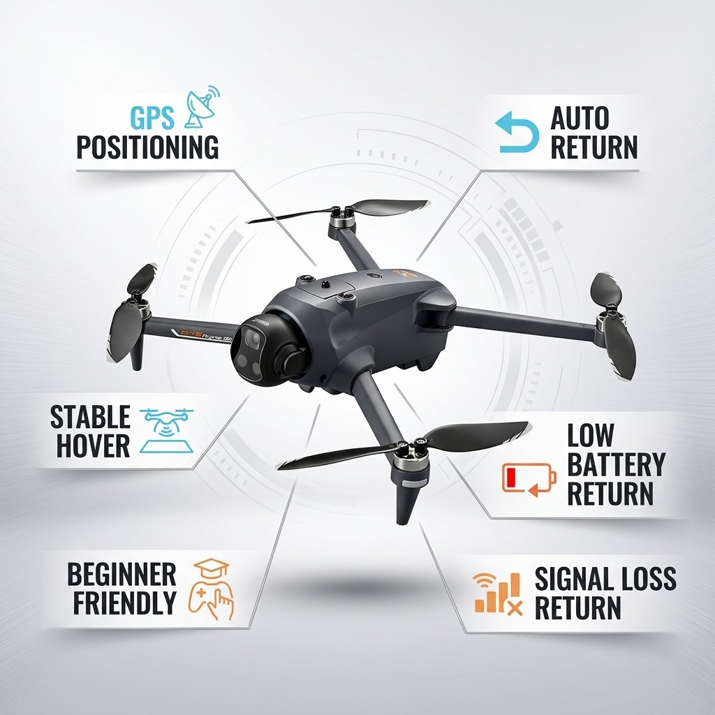 Дрон Potensic с GPS, автоматич – обзор и цена Drone Surveying