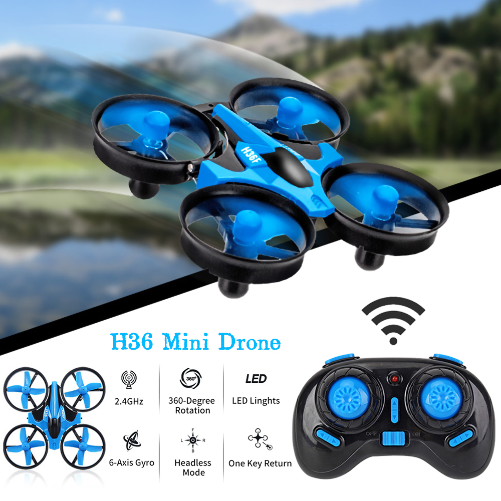 Мини-дрон JJRC H36 2.4G с 6-ос – обзор и цена Drone Video Production